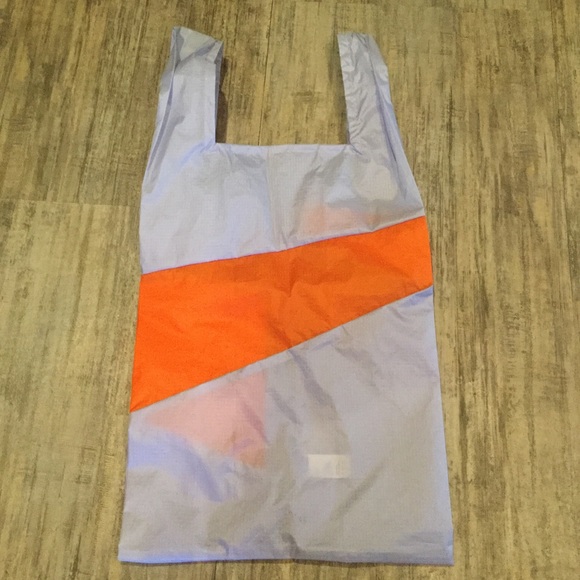 New Susan Bijl Large Purple Eco Shopping Tote Bag - Picture 7 of 7